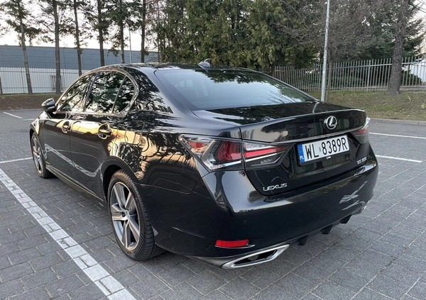 Lexus GS cena 106000 przebieg: 165112, rok produkcji 2017 z Konin małe 37